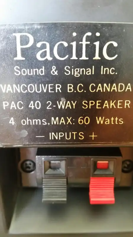 Pacific Small Stereo Speakers in Speakers in Mississauga / Peel Region - Image 5