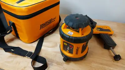 Johnson Rotary Laser System, 800' Range, with Accessories, View more