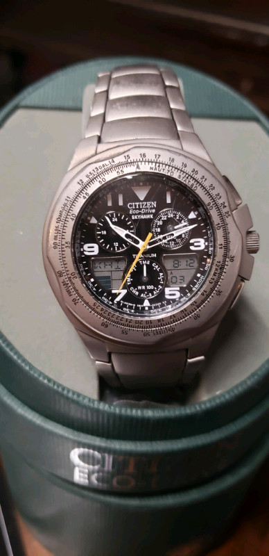 CITIZEN Eco-Drive Skyhawk Titanium Men's Watch JR3060-59F | Jewellery &  Watches | Kawartha Lakes | Kijiji