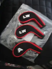Golf Club Iron Headcover Red 8-piece set$35 or $5 each