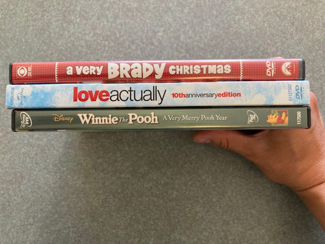 Christmas DVDs EUC A Very Brady Christmas Love Actually Winnie  in CDs, DVDs & Blu-ray in La Ronge - Image 3
