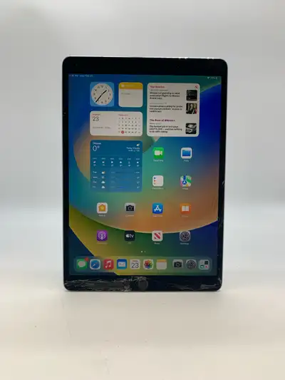 iPad Pro 10.5 256GB Cellular – Fully Working – Cracked Screen, View more