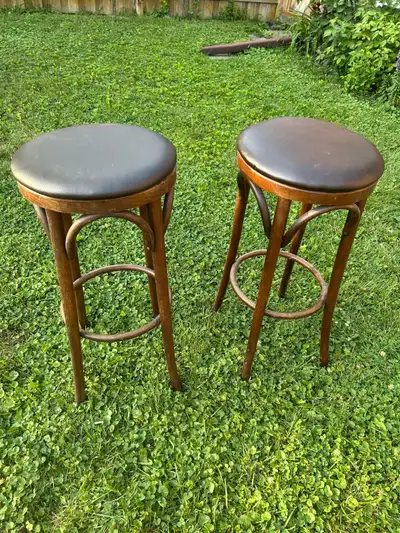 Antique Thonet Bentwood Stools, View more