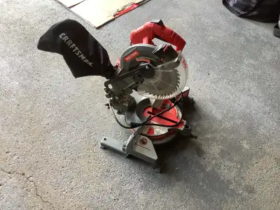 7 1/4 craftsman mitre saw used for one project