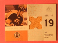 Hockey Card - Joe Thornton Serial Numbered Jersey Card