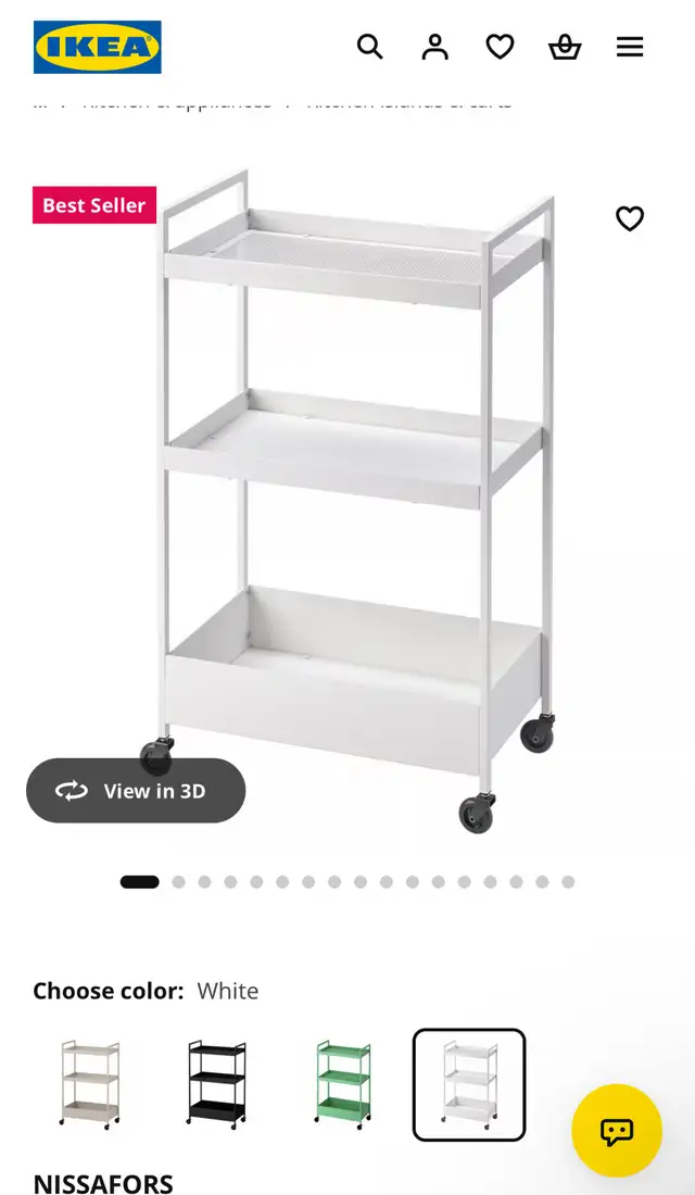 IKEA NISSAFORS Utility Cart