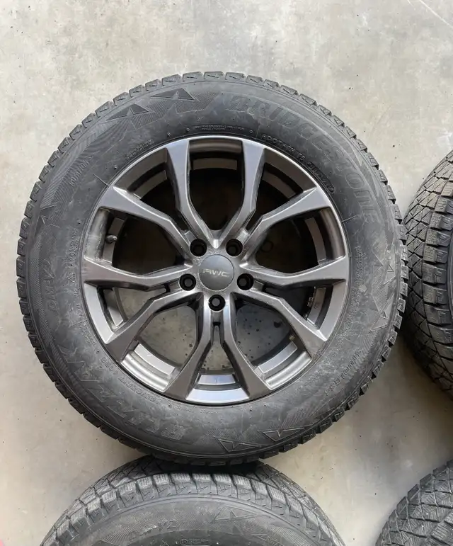 Bridgestone Blizzak DM-V2 225/65R17 + DAI Alloy Rims 5x110 in Tires & Rims in Ottawa - Image 5
