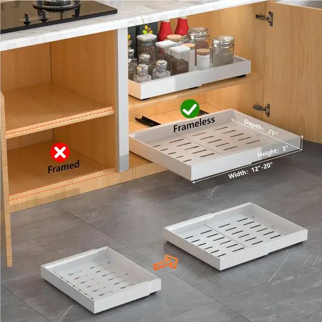 DEKAVA Pull-Out Cabinet Organizer in Bookcases & Shelving Units in Oshawa / Durham Region - Image 7