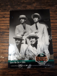 1993 River Group Beatles #1 Hits Double-sided Foil Cards