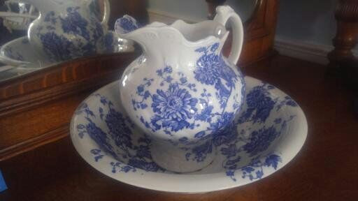 Vases plats décoratifs flow blue flou blou soupière dans Art et objets de collection  à Laurentides - Image 2