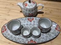 Yamada Japanese-style Hand-painted Teapot Set