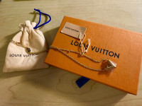 Authentic Louis Vuitton Essential V Necklace 