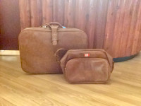 Vintage Leather Luggage Set