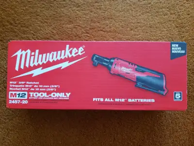Milwaukee M12 Cordless 3/8 inch Ratchet 2457-20, View more