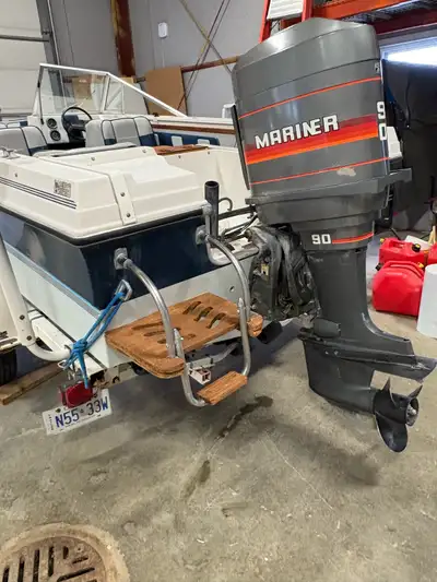 1987 Peterborough Citation 90 hp Mariner. Bow rider, Runs perfectly and I have owned it for 20years...