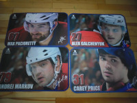 Set of Montreal Canadiens Placemats