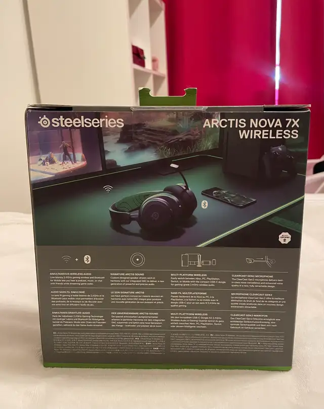Steelseries 7X gaming headset62866660857218122