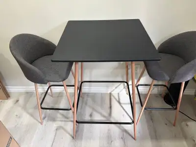 Dining Set (Table + Bar Stools), View more