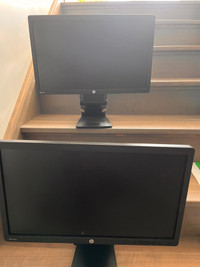 Dual HP Monitors 