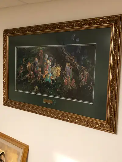 Framed to museum standards signed and numbered lithographs with a local artists Matt extension makes...