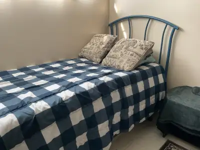 Furnished room in modern, clean, quiet home. Private entrance, all utilities included, wifi, pet fre...