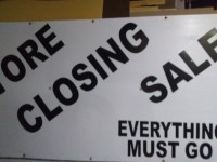 STORE CLOSING SALE Sign 4'X8'