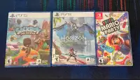 Lot of 3 of Video Games for PS5 and Switch