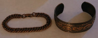 His and hers copper arthritis bracelets