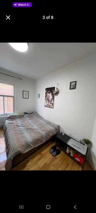 Cession de bail – Chambre à louer à Rosemont–La Petite-Patrie 570 $ / mois (sans les charges) Quarti...