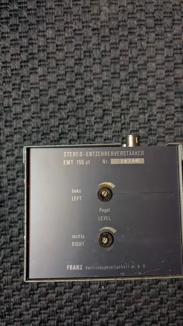 vintage EMT 155 st solid state stereo phono equalizer amplifier in Stereo Systems & Home Theatre in Ottawa - Image 8