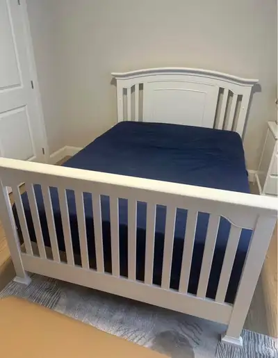 Double Bed frame toddler and crib convertible, View more