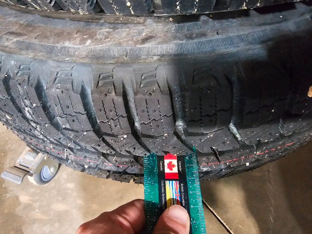 Bridgestone winter tires and rims 195/55R16 in Tires & Rims in Regina - Image 4