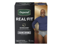 NEW Real Fit Adult Incontinence Under wear for Men (Depend) S/M