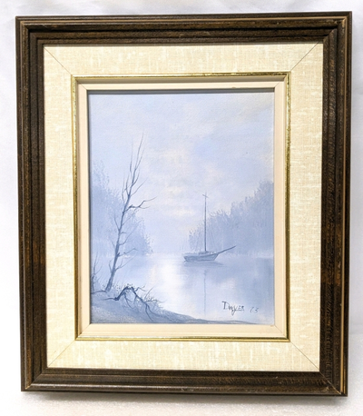 Pair of original oil artworks by B F E Dwyer Newfoundland, View more