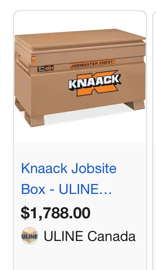 Knaack tool chest 528038426628608001