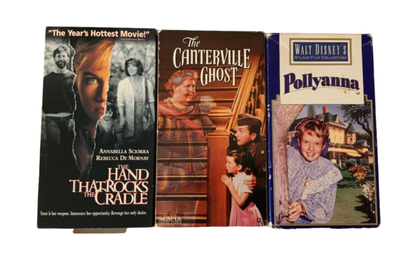 HAND THAT ROCKS THE CRADLE-CENTERVILLE GHOST-POLLYANNA VHS, View more