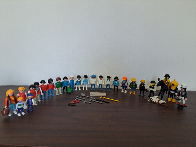 Playmobil vintage : personnages variés et outils dans Jouets et jeux  à Longueuil/Rive Sud