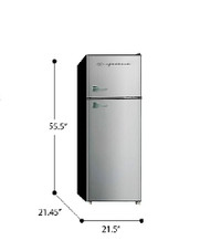 fridge-7.0cfut- stainless steel-CLEARANCE SALE $299-no tax-