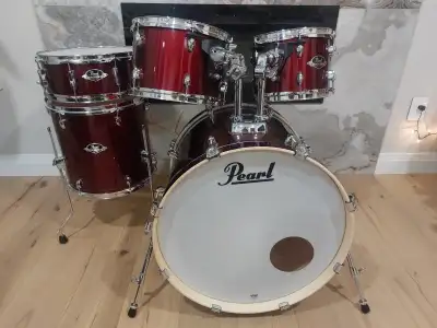 Pearl Export 5 pieces drum shell pack .Drums only, View more