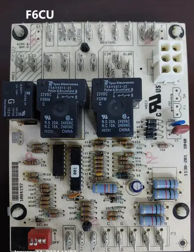 Control Board - ICP 1084197 Furnace Fan Control Board -F6CU, View more