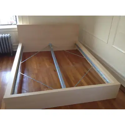 IKEA Skorva Bed Frame. Queen size. Great condition and all parts includes. Want to move quickly…