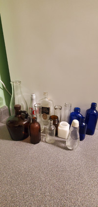 Assortment of Vintage Bottles