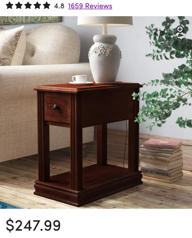 End Table Accent Table with Storage - PLEASE READ DESCRIPTION  in Other Tables in Mississauga / Peel Region - Image 2