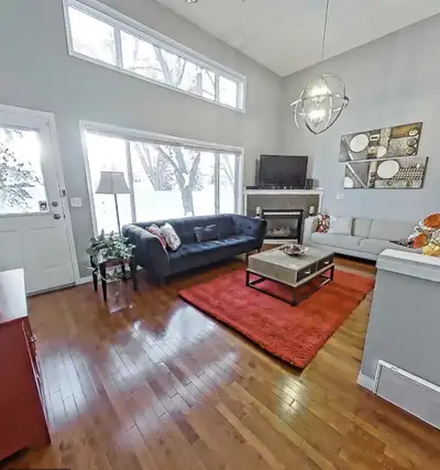 3 Bedroom Condo Furnished Townhouse in Harvest Hills Calgary.