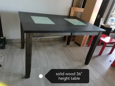 Solid Wood counter height Table, View more