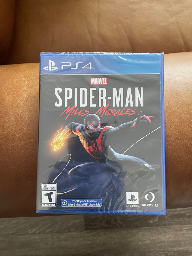 PS4 Spider-Man Miles Morales MISB in Sony Playstation 4 in Calgary