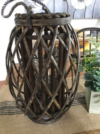 Farmhouse decor candle holder