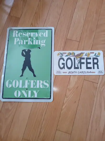 Golf metal signs, View more