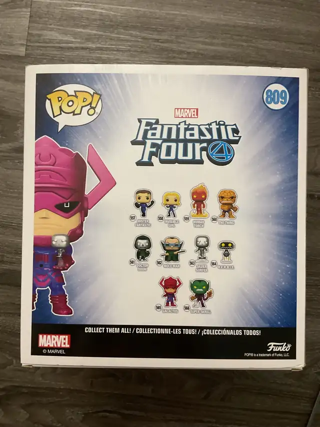 Funko Pop! Galactus with Sliver Surfer #809 ExclusivePX Mint in Arts & Collectibles in Edmonton - Image 4