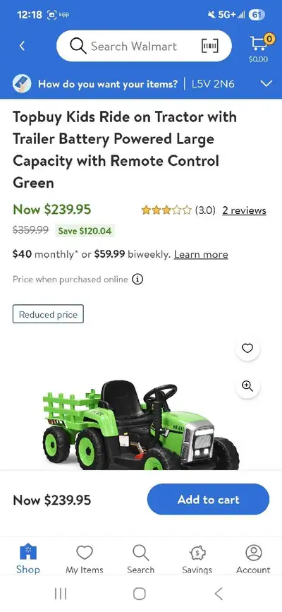 JUST REMOTE CONTROL ONLY for Kids Ride on Tractor with Trailer Battery Powered Large Capacity with R...